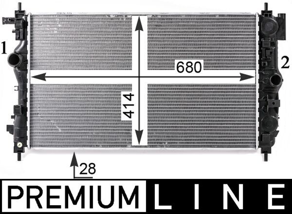 Mahle Original Radiateur CR 2115 000P