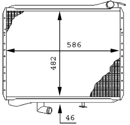 Mahle Original Radiateur CR 215 000P