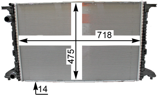 Mahle Original Radiateur CR 2176 000P