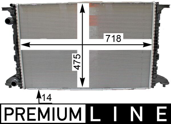 Mahle Original Radiateur CR 2176 000P