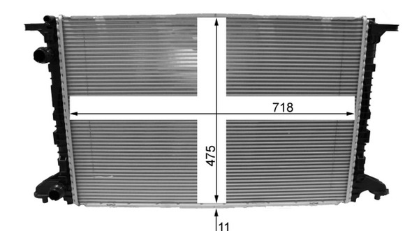 Mahle Original Radiateur CR 2177 000P