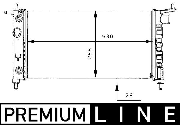 Mahle Original Radiateur CR 269 000P