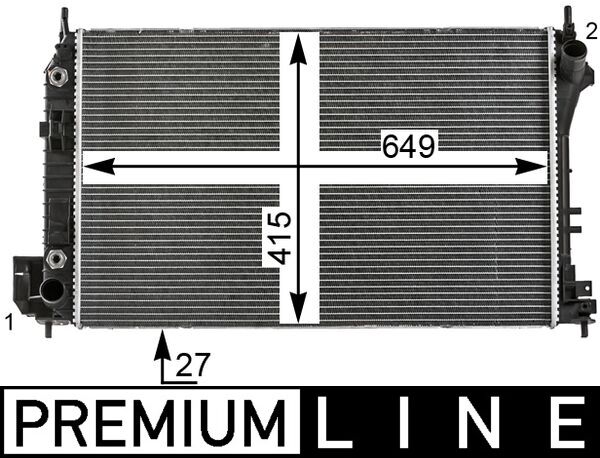 Radiateur Mahle Original CR 26 000P