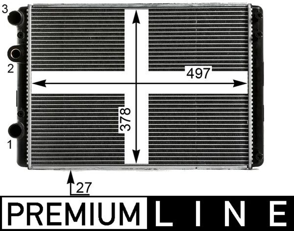 Radiateur Mahle Original CR 29 000P