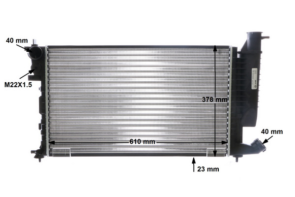 Mahle Original Radiateur CR 306 000S
