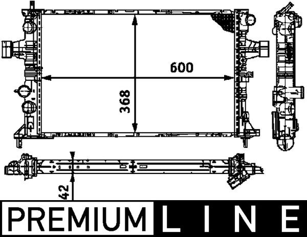 Radiateur Mahle Original CR 319 000P