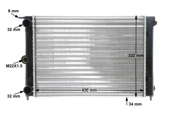 Mahle Original Radiateur CR 342 000S