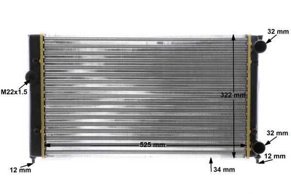 Mahle Original Radiateur CR 366 000S