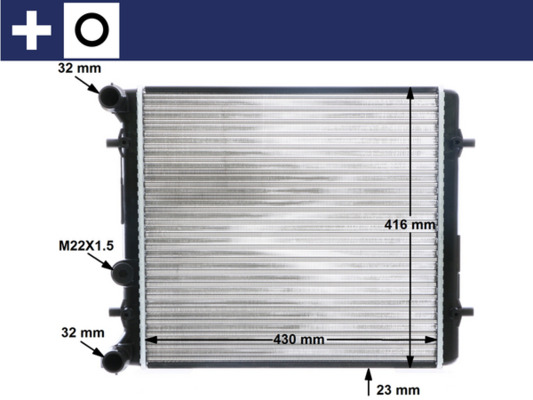 Radiateur Mahle Original CR 367 000S