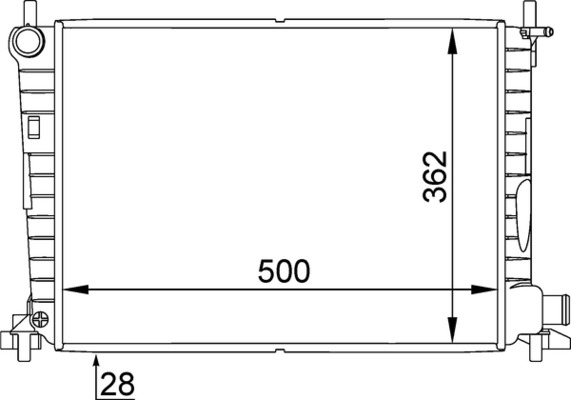 Mahle Original Radiateur CR 381 000P