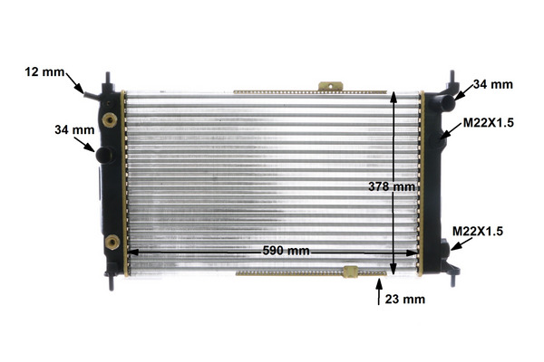 Mahle Original Radiateur CR 421 000S