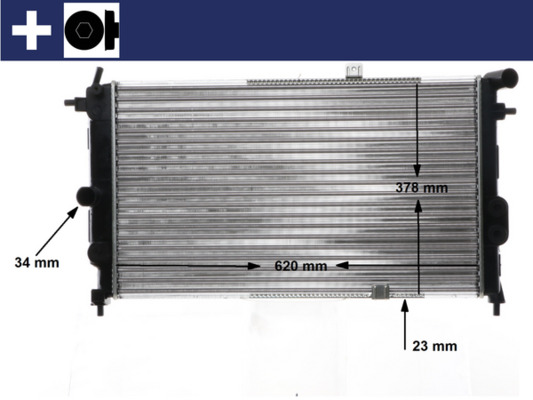 Mahle Original Radiateur CR 438 000S