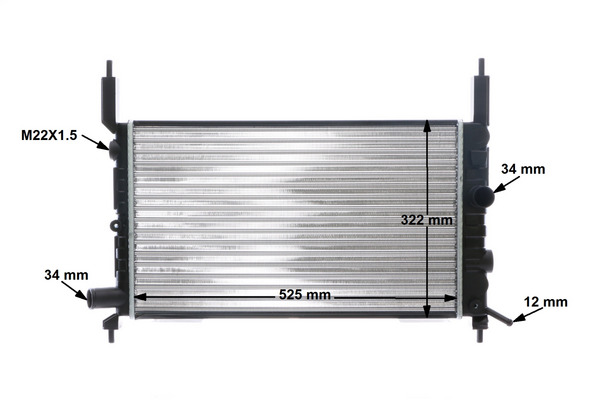 Mahle Original Radiateur CR 446 000S