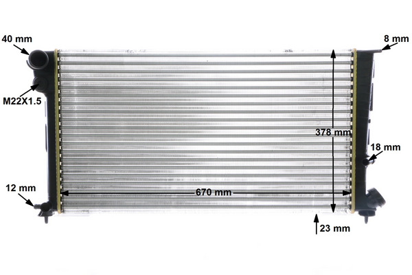 Mahle Original Radiateur CR 475 000S