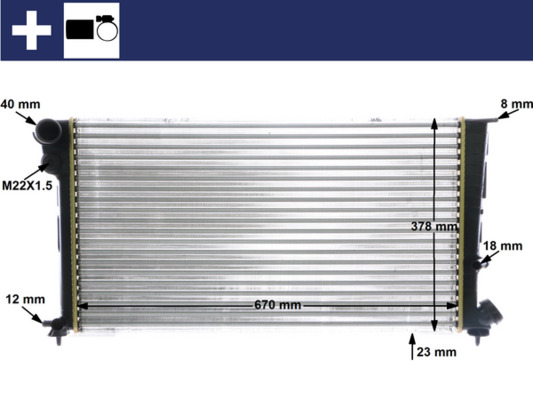 Mahle Original Radiateur CR 475 000S