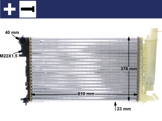 Mahle Original Radiateur CR 487 000S