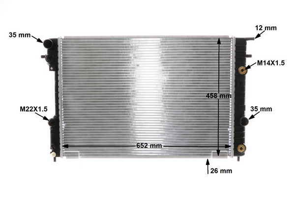 Mahle Original Radiateur CR 560 000S