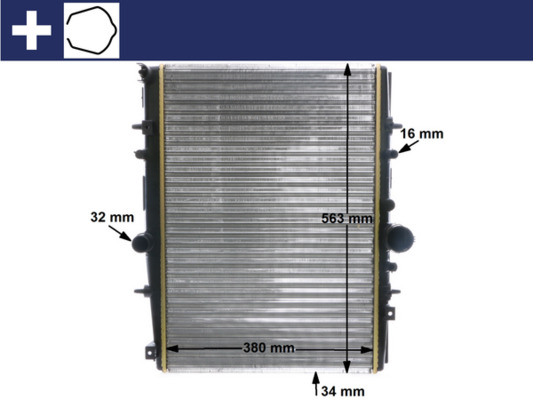 Mahle Original Radiateur CR 590 000S