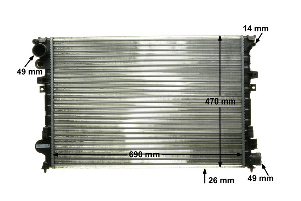 Mahle Original Radiateur CR 592 000P