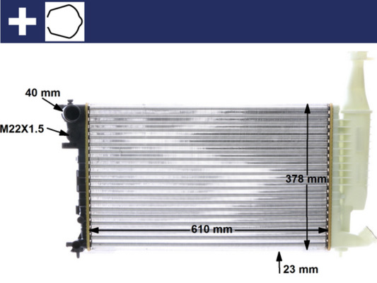 Mahle Original Radiateur CR 596 000S