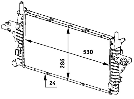 Mahle Original Radiateur CR 609 000S