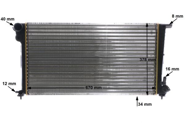 Mahle Original Radiateur CR 624 000S