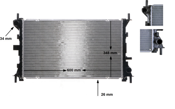 Radiateur Mahle Original CR 628 000S