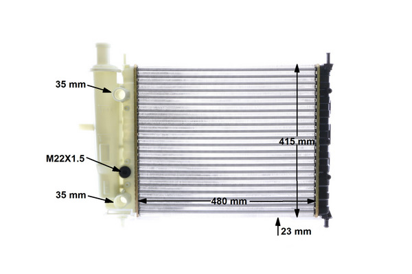 Mahle Original Radiateur CR 630 000S