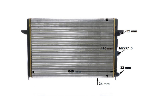 Mahle Original Radiateur CR 639 000S