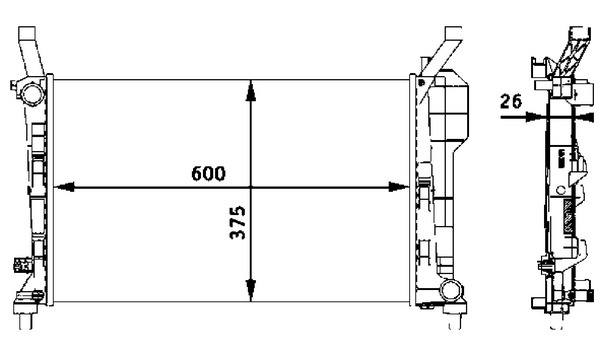 Mahle Original Radiateur CR 660 000S
