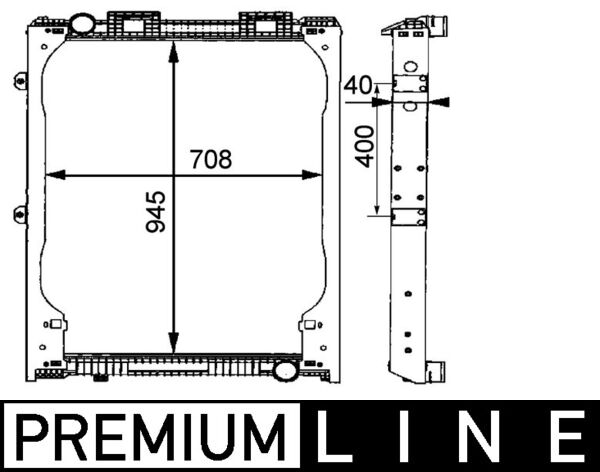 Mahle Original Radiateur CR 685 000P