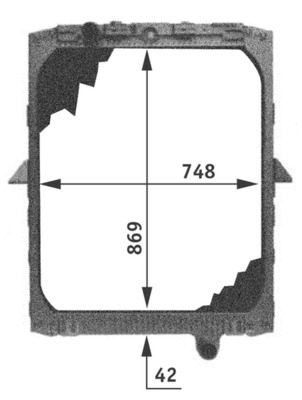 Mahle Original Radiateur CR 687 000P