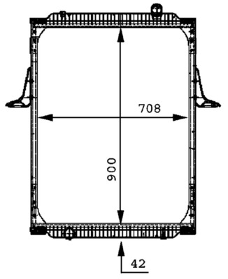 Mahle Original Radiateur CR 698 000P