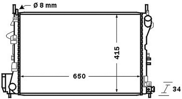 Mahle Original Radiateur CR 763 000S