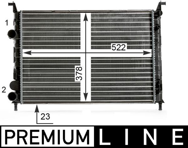 Radiateur Mahle Original CR 7 000P