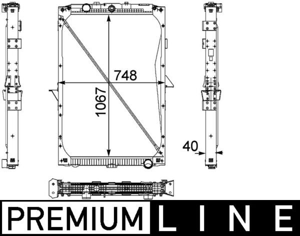 Mahle Original Radiateur CR 819 000P