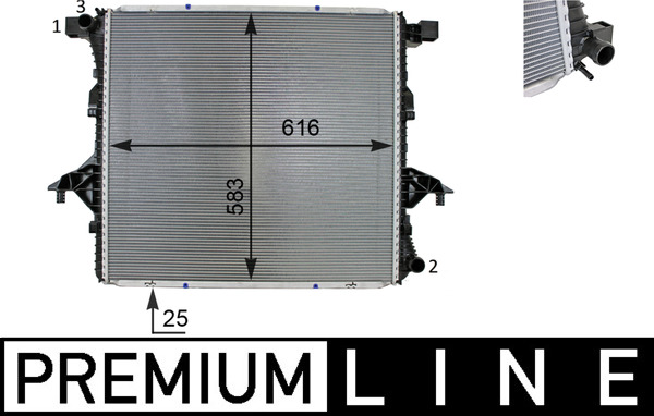 Radiateur Mahle Original CR 81 000P