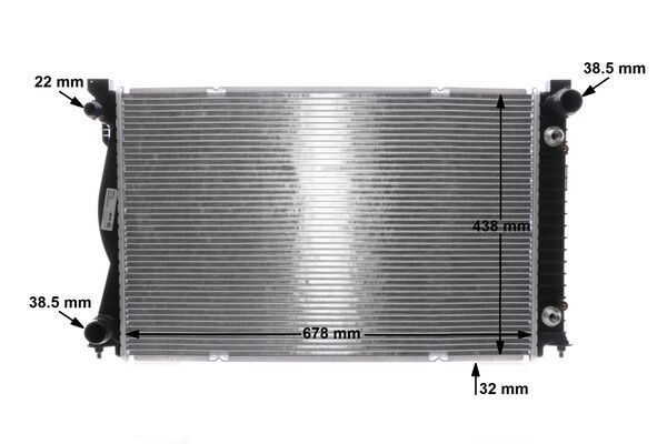 Mahle Original Radiateur CR 842 000S