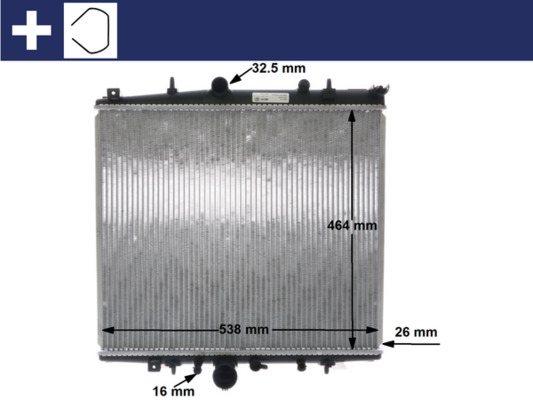 Mahle Original Radiateur CR 852 000S