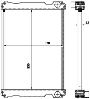 Mahle Original Radiateur CR 863 000P