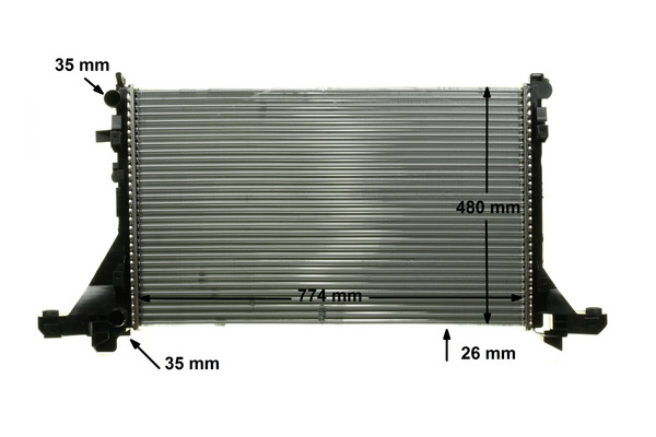 Mahle Original Radiateur CR 866 000P