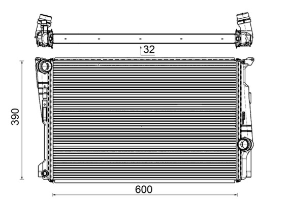 Mahle Original Radiateur CR 877 000P