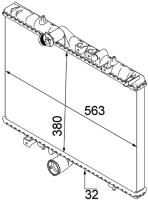 Mahle Original Radiateur CR 883 000P