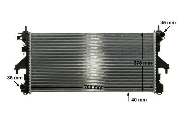 Mahle Original Radiateur CR 887 000P