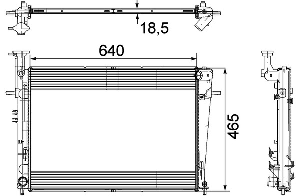 Mahle Original Radiateur CR 908 000P