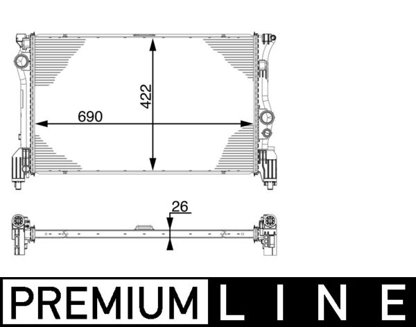 Mahle Original Radiateur CR 931 000P