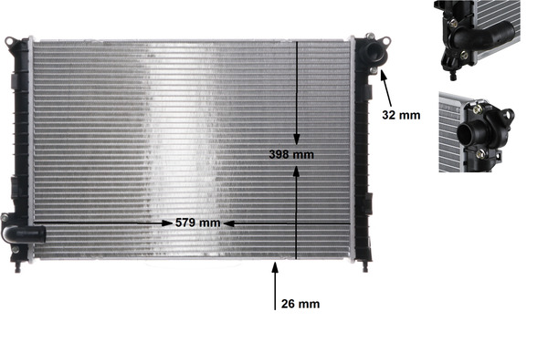 Mahle Original Radiateur CR 983 000S