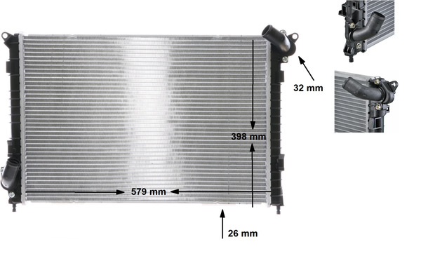 Mahle Original Radiateur CR 984 000S