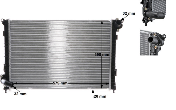 Mahle Original Radiateur CR 985 000S