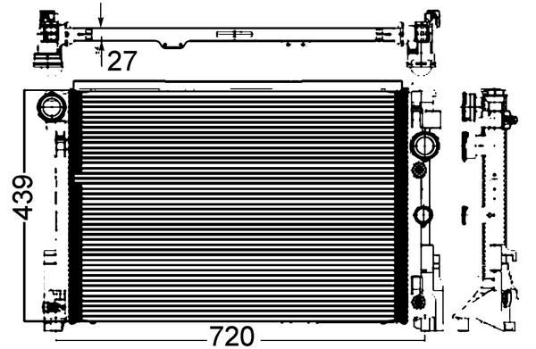 Mahle Original Radiateur CR 988 000P